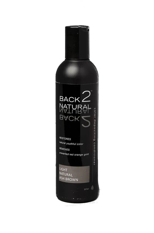 Back2Natural Light Ash Brown Color Corrector Conditioner | Restores Natural Color to Faded Light Brown Hair