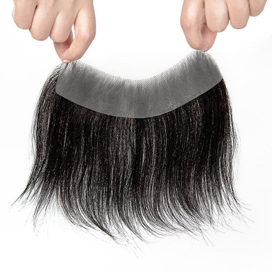 Zeus |Men's Frontal Hairpiece Specially Designed to Cover Male Receding Hairline | No Need to Shave Bio Hair| Forward