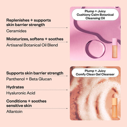 Mini Plump + Juicy Double Cleansing System